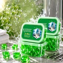 Container Floor Sink In 50 Pack Green Drain Cleaner Gel Capsules 2 in 1 Sink and Toilet ...