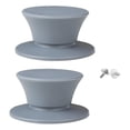 thumbnail image 2 of 2 perillas de silicona para tapa de olla con tornillos, resistentes al calor. Gris, 2 of 9
