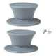 thumbnail image 2 of 2 piezas de perillas de repuesto de silicona para tapa de olla, asas de sujeción para tapa de sartén, ligeras Gris, 2 of 9