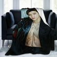 thumbnail image 2 of Stray Kids Bangchan Blanket Ultra-Soft Micro Fleece Blankets Throw Blankets Decoration Gift for Decor Home Sofa,Office,Dormitory Bed car Camp Couch All Seasons, 2 of 6