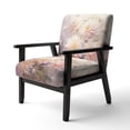 thumbnail image 3 of Designart "Rose Chrysanthèmes love expression II" Chaise d'Appoint Florale Rose - Fauteuil Traditionnel pour Salon, 3 of 7