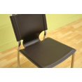 thumbnail image 4 of Chaise de Salle à Manger Marron (Ensemble de 2), 4 of 4