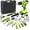 Green, variant on 177- 20V Cordless Lithium- Drill Driver and Tool Set, Lady's Repairing Tool Kit with Drill in Storage Case
