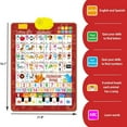 thumbnail image 4 of Talking Wall Chart for Kids, 2026 New Bilingual Interactive Electronic Alphabet Wall Chart for Ages 1-6: English and Spanish Learning Poster, 4 of 7
