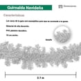 thumbnail image 2 of Guía Guirnalda Pino Navideña Color Blanco Decoración 270 Cm, 2 of 3