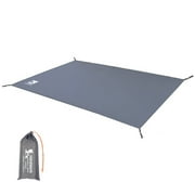 Tomshoo Waterproof Camping Tarp Thicken Picnic Mat Durable Beach Pad Multifunctional Tent Footprint Sun Canopy Ground Sheet for Hiking Traveling Backpackin