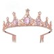 thumbnail image 1 of Corona de mujer - Diadema de reina de cristal vintage con peine para novias, bodas, cumpleaños y desfiles, 1 of 8