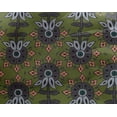thumbnail image 4 of oneOone Georgette Viscose Fabric Leaves & Floral Block Printed Fabric 1 Yard 42 Inch Wide, 4 of 4