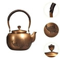 thumbnail image 6 of TISHITA Copper Teapot Boiling Water Pot Retro Handmade Kung Fu Teapot Hot Water Kettle Coffee Pot for Tea Office Camping Kitchen Home Pattern, 6 of 8