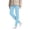 09#Light Blue, variant on Winter Leggings for Girls Fleece Lined Solid Slim Fit Stretchy Soft Warm Pants Tights Kids Toddler Bottoms