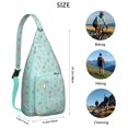 thumbnail image 3 of Waterproof Hiking Cat Sling Backpack for Women – Cute Pet Lover Crossbody Chest Bag with Adjustable Strap, Funny Paw Print Travel Backpack for Outdoor & Everyday Use, 3 of 4