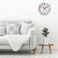 thumbnail image 5 of Pratyus 10-Inch Balloons Stick White Print Wall Art Decor Battery Operated for Living Room, Kitchen, Dorm - Ideal Everyday Gift 10x10in, 5 of 8