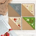 Zuihug Embroidered Corner Bookmark DIY Custom Bookmarks with 26