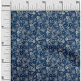 thumbnail image 2 of oneOone Georgette Viscose Medium Blue Fabric Block Fabric For Sewing Printed Craft Fabric By The Yard 42 Inch Wide-TP, 2 of 6
