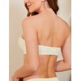 thumbnail image 2 of Wingslove Strapless Bra for Women Underwired Push Up Full Figure Bra Multiway Carpet 8-Way Convertible Straps,Ivory Nude 34C, 2 of 5