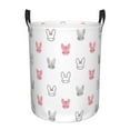 thumbnail image 1 of Fotbe Girl Rabbit Cesto de Ropa con Asas, Cesto Impermeable de Gran Capacidad, Bolsa de Lavado para Dormitorio, Cesto de Ropa con Ruedas y Asas-Small, 1 of 6