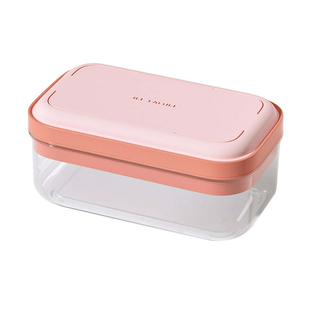 SMihono Kitchen Organizers and Storage Press Type New Ice Maker, Ice Making Household Ice Box Ice Storage Box Refrigerator Freezer Kitchen Gadgets Must Have 2023