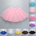 thumbnail image 3 of Women Tulle Star Skirt Baby Girls Kids Ballet Dancewear tuitui Skirt 3 Layers, 3 of 11