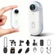 thumbnail image 1 of MUOXUEQN Cámara de Acción HD, Cámara de Motocicleta 1080P, Cámaras Compactas Magnéticas Manos Libres para el Cuerpo con Accesorios para Ciclismo, Buceo, Dashcam, 1 of 8