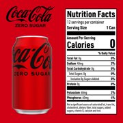 Coca-Cola Zero Sugar Soda Pop Fridge Pack Cans, 12 fl oz, 12 Pack