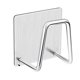 thumbnail image 1 of Nvzi Gancho de acero inoxidable 304 sin agujeros de 4 piezas con soporte de esponja de acero inoxidable, gancho de baño de cocina, gancho para ropa, gancho para sombrero, soporte de esponja (plata), 1 of 5