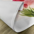 thumbnail image 5 of Ambesonne Flower Place Mats Set of 4, Watercolor Tulip Bouquet, Standard Size, Pink Coral Green, 5 of 6