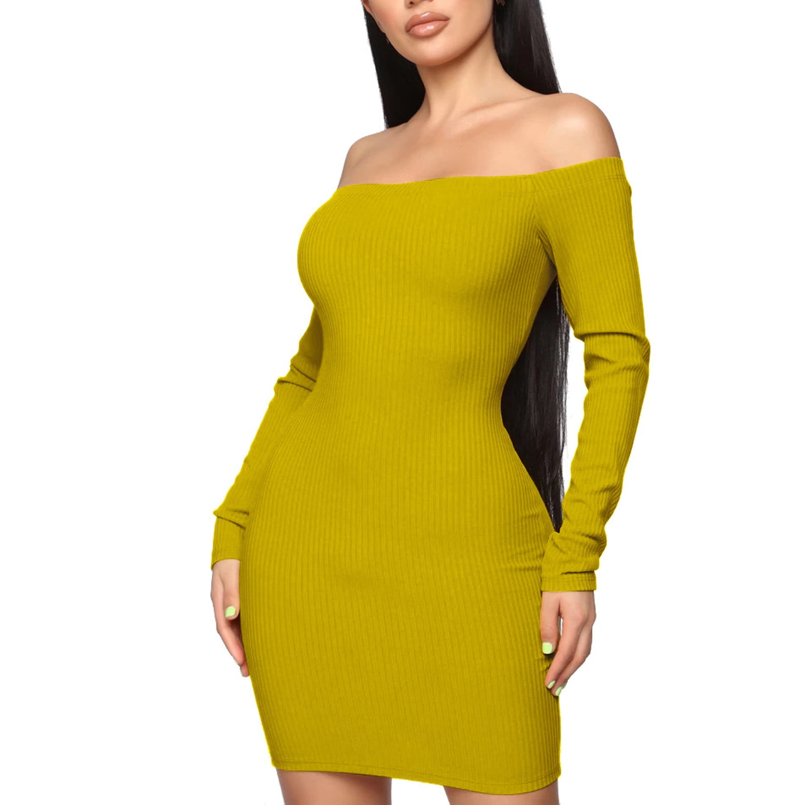 WJHWSX Prom Dress Solid Aesthetic Demi 