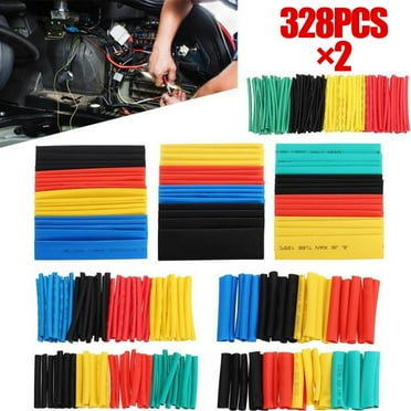 KDJ 720Pcs Heat Shrink Tubing Insulation Shrinkable Tube 2:1 Wire Cable Sleeve Kit