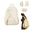Beige#009, variant on Cutecore Wings Backpack,Cute Daypack with Wings Sweet Coquette Fun Novelty Nylon Bag with Zipper for Women,Kawaii Back to School Bag Pink