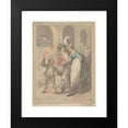 thumbnail image 2 of Thomas Rowlandson 15x18 Black Modern Framed Museum Art Print Titled - Coming Out of the Theatre (ca. 1780-1825), 2 of 5