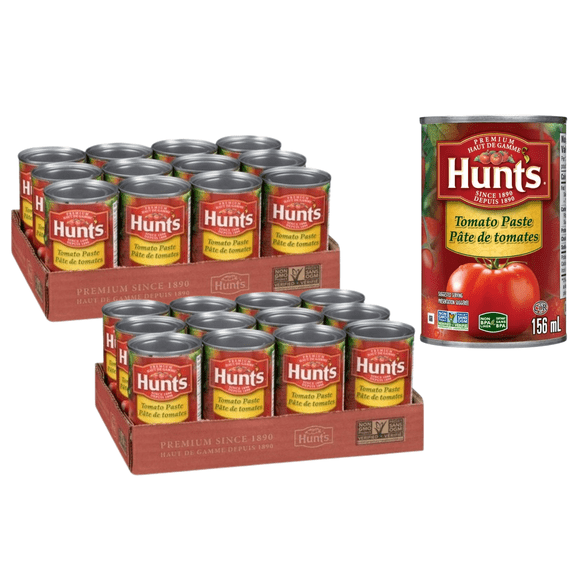 Hunt’s Original Tomato Paste 12 x 156 mL Cans (Pack of 2), 24 Cans Total, 3.744 L Total