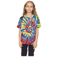 thumbnail image 2 of Tie Dye Style T-Shirts for Men and Women - Multi Color Tops by Krazy Tees, 2 of 7