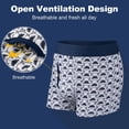 thumbnail image 6 of BIG ELEPHANT 6-Pack Boys' Boxer Briefs – 100% Cotton, Soft & Breathable Toddler Underwear, Sizes 3-9Y, 6 of 14