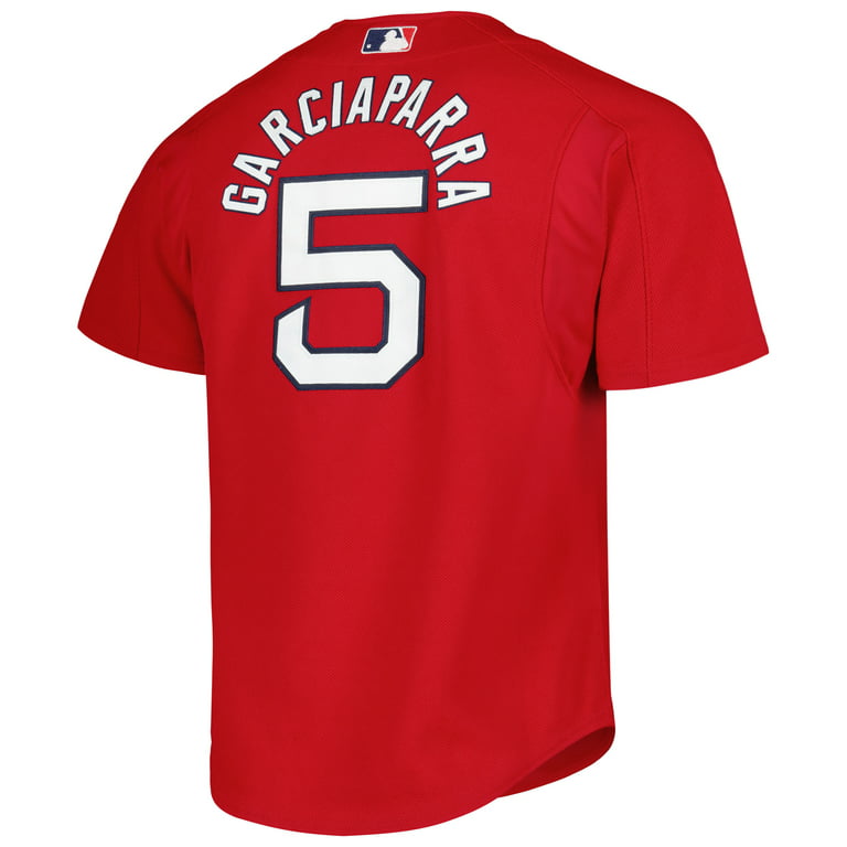 Men's Mitchell & Ness Nomar Garciaparra Red Boston Red Sox Cooperstown  Collection Mesh Batting Practice Button-Up Jersey 