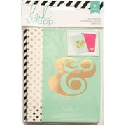 Heidi Swapp Notebooks 3.5"X5" 2/Pkg-Pink/Mint, Pk 3, Heidi Swapp