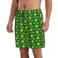 thumbnail image 2 of Logiee Happy St. Patrick's Day Print Mens Swim Trunks Quick Dry Board Shorts,Breathable Hawaii Beach Shorts Swimwear Bathing Suits-Medium, 2 of 6