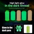 thumbnail image 4 of PEACNNG 1000 Yard Thread Spool Luminous Glow in the Dark Machine Embroidery DIYSewing P8U3, 4 of 8