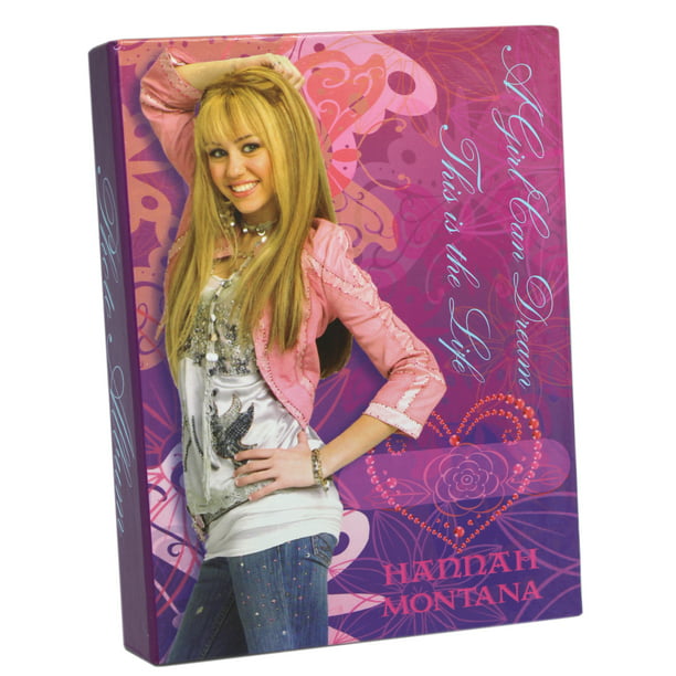 Disney's Hannah Montana Hot Pink/Violet Kids Hard Cover Photo Album ...