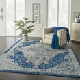 thumbnail image 6 of Nourison Persian Vintage Persian Center Medallion Ivory/Turquoise Area Rug, 6 of 8