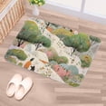 thumbnail image 5 of Rabbit Non-Slip Polyester Office Mat Chair Rug - Machine Washable Office Rug, 5 of 6
