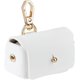 thumbnail image 1 of Estuche de cuero con forma de almohada para anillos de perro blanco, ideal para collares de mascotas. Bolsa de boda, regalo perfecto para propuestas de matrimonio., 1 of 9