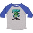 thumbnail image 3 of Inktastic Fitness Exercise Strong Like Daddy Boys or Girls Toddler T-Shirt, 3 of 5
