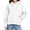 White, variant on XRoczxe Women Classic Cropped Hooded Pullover Sweatshirt Drawstring Hood With Kangaroo Pocket Wrinkle Resistant Soft Casual Basic Top Assorted Solid Colors