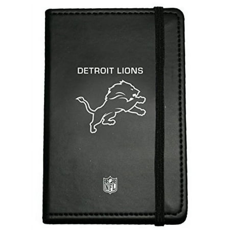 C.R. Gibson Small Leather Bound Journal, Detroit Lions (N952782WM)