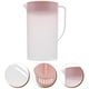 thumbnail image 4 of EeaseMX Jarra de jugo de agua fría resistente al calor de 1.6L con tapa (rosa), 4 of 8