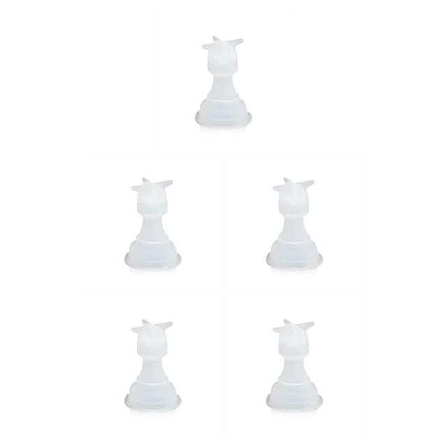 jesticaly Silicone Chess Mold Resin Safe Non-stick Handheld Heat-proof Mould Home Decorations Molds Homemade Artcrafts Casting Type 5 5Set