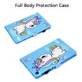 thumbnail image 4 of Allytech Slim Case for Samsung Galaxy Tab S6 Lite 10.4" 2020 SM-P610 P615, PU Leather Slim Folio Flip Stand Smart Cover Auto Sleep Wake Shockproof Cover for Samsung Galaxy Tab S6 Lite 10.4", Unicorn, 4 of 5