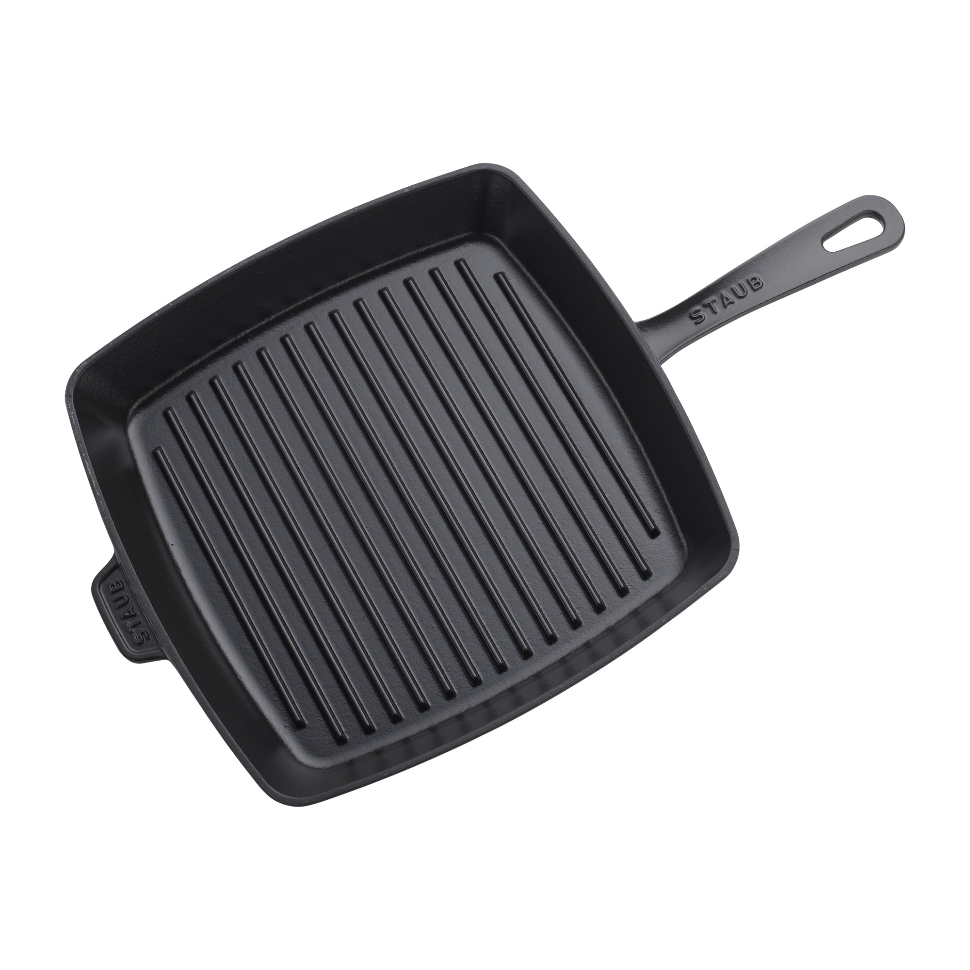 Staub France 12” Square Skillet Grill Pan Cast Iron