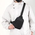 thumbnail image 1 of Fiudx Bolso Bandolera Tipo Bandolera, Diseño Versátil para El Pecho y El Hombro, Nailon Resistente Al Agua, Ideal para Viajes Al Aire Libre, con Orificio para Auriculares, Ligero y Compacto, Tamaño 2, 1 of 6
