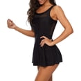 thumbnail image 2 of Traje de baño Zando Slimming para mujer, color negro, tallas 10-12, 2 of 7